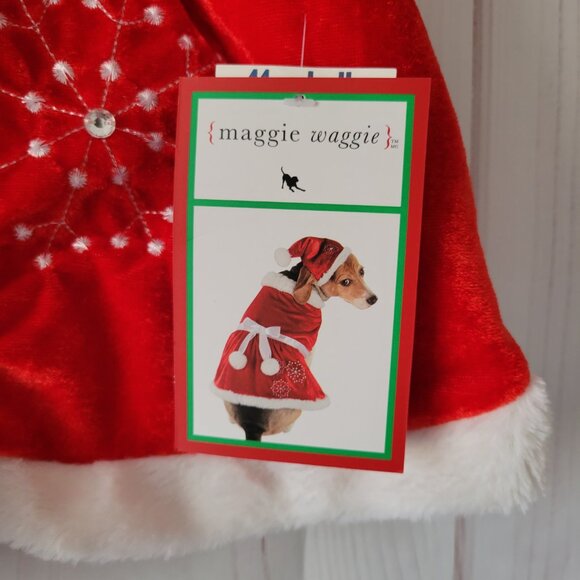 Maggie Waggie Dog Christmas Sweater, Pet Clothing, NWT, Sz XL, Girl Sweater - Picture 2 of 7